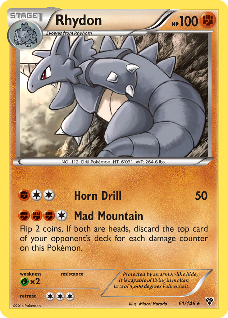 Rhydon (#) (25) - XY Trainer Kit Latias & Latios