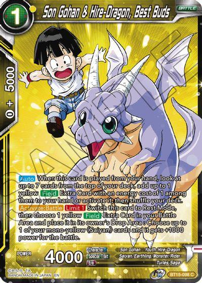 Son Gohan & Hire-Dragon, Best Buds (BT15-098) [Saiyan Showdown] - POKÉ JEUX
