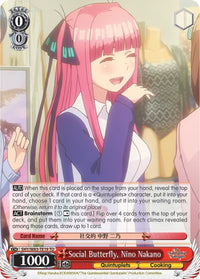 Papillon social, Nino Nakano (5HY/W83-TE19 TD) [Les quintuplés quintessentiels] 