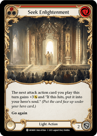 Seek Enlightenment (Red) [MON081] (Monarch) 1st Edition Normal - POKÉ JEUX