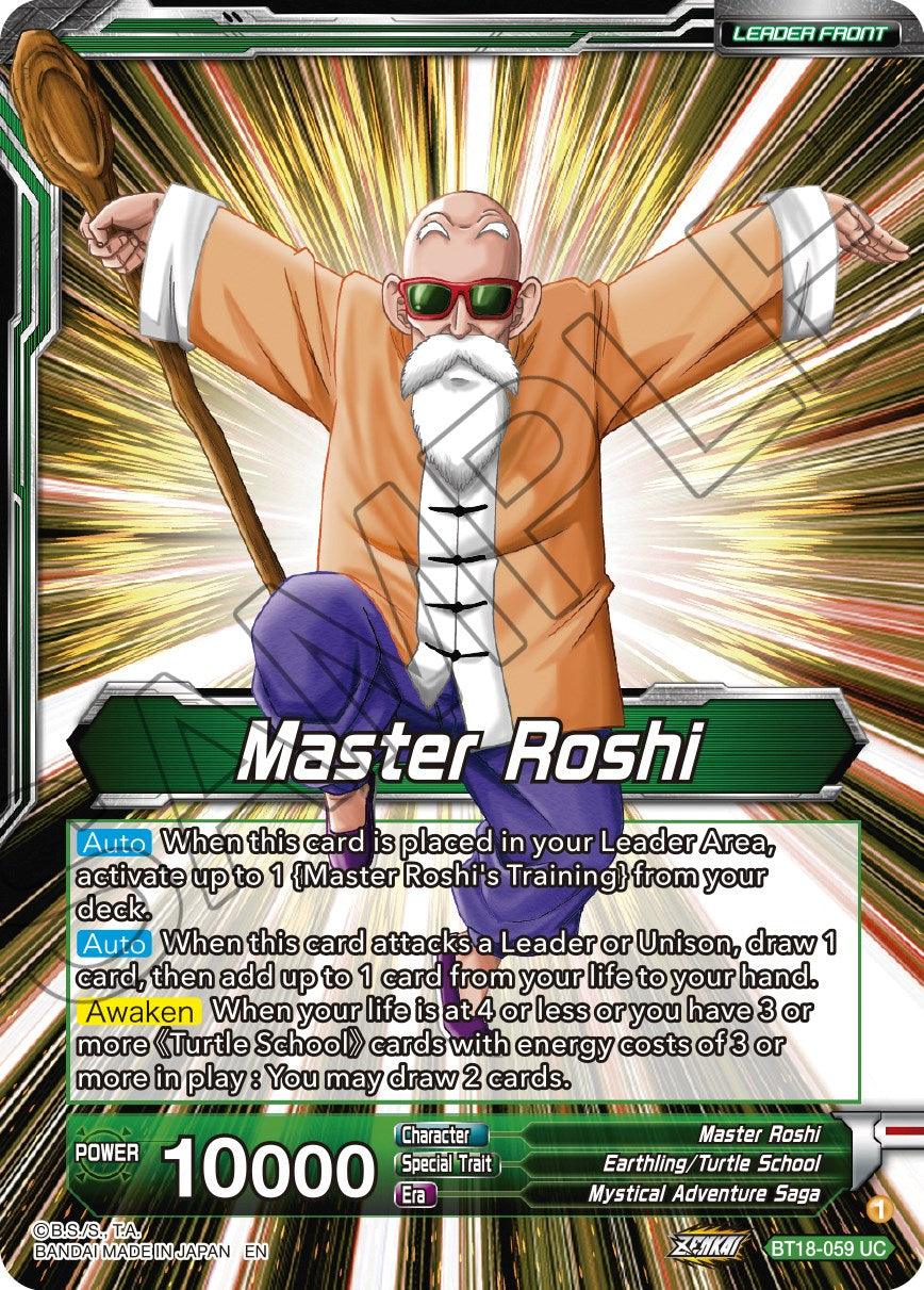 Master Roshi // Son Goku, Krillin, Yamcha, & Master Roshi, Reunited (BT18-059) [Dawn of the Z-Legends] - POKÉ JEUX