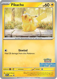 Pikachu (Illustration Contest 2024) (214) - SV Scarlet & Violet Promo Cards