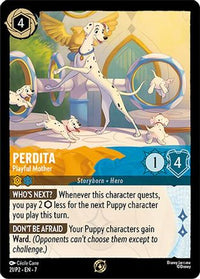Perdita - Playful Mother (21) - Disney Lorcana Promo Cards Cold Foil