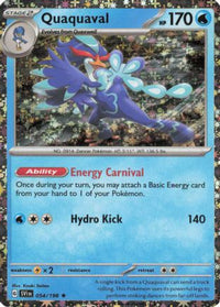 Quaquaval (Sparkle Holo) (54/198)  - Miscellaneous Cards & Products Holofoil