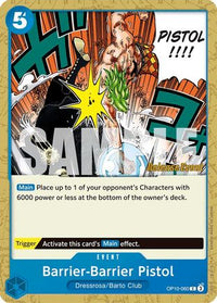 Barrier-Barrier Pistol (OP10-060) - Royal Blood Release Event Cards