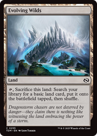 Evolving Wilds (TDM-255) - Tarkir: Dragonstorm Foil