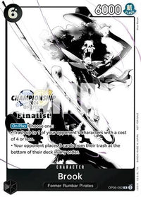 Brook (Championship 2024 Finalist Card Set Vol. 2) (OP06-092) - One Piece Promotion Cards Foil