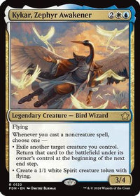 Kykar, Zephyr Awakener (PPDFT-122) - Promo Pack: Aetherdrift Foil