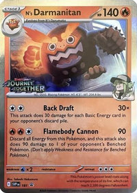 N's Darmanitan (Prerelease) (181) - SV Scarlet & Violet Promo Cards Holofoil
