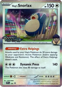 Hop's Snorlax (Prerelease) (184) - SV Scarlet & Violet Promo Cards Holofoil