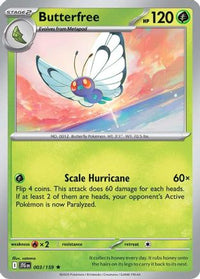 Butterfree (3) - SV09 Journey Together Reverse Holofoil