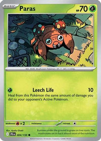 Paras (4) - SV09 Journey Together Reverse Holofoil