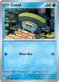 Lotad (35) - SV09 Journey Together Reverse Holofoil