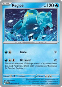 Regice (42/159) - SV09 Journey Together Reverse Holofoil