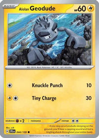 Alolan Geodude (44) - SV09 Journey Together