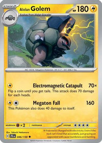 Alolan Golem (46) - SV09 Journey Together