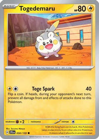Togedemaru (50) - SV09 Journey Together Reverse Holofoil