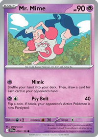 Mr. Mime (58) - SV09 Journey Together
