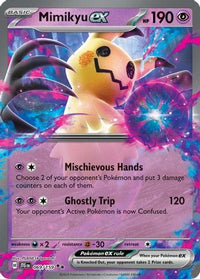 Mimikyu ex (69/159) - SV09 Journey Together Holofoil