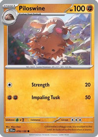 Piloswine (78) - SV09 Journey Together Reverse Holofoil