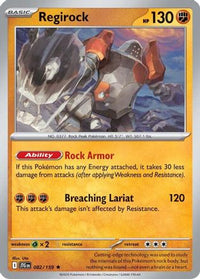 Regirock (82) - SV09 Journey Together Holofoil