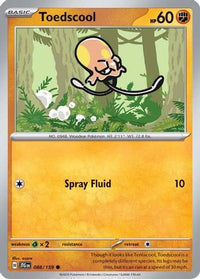 Toedscool (88) - SV09 Journey Together Reverse Holofoil