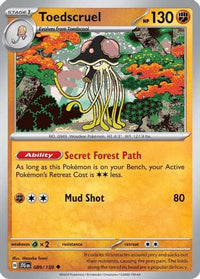 Toedscruel (89) - SV09 Journey Together Reverse Holofoil