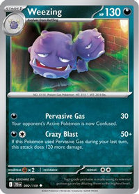Weezing (92/159) - SV09 Journey Together Reverse Holofoil