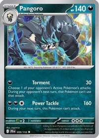 Pangoro (99) - SV09 Journey Together Reverse Holofoil