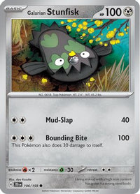 Galarian Stunfisk (106/159) - SV09 Journey Together Reverse Holofoil