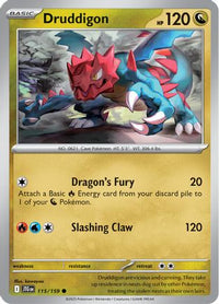 Druddigon (115) - SV09 Journey Together Reverse Holofoil