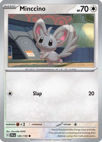 Minccino (125) - SV09 Journey Together Reverse Holofoil