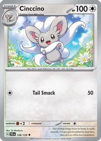 Cinccino (126) - SV09 Journey Together Reverse Holofoil