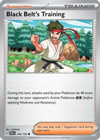 Black Belt's Training (144/159)  - SV09 Journey Together Reverse Holofoil
