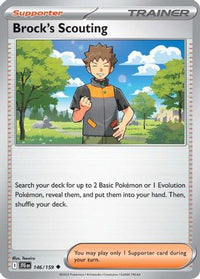 Brock's Scouting (146/159)  - SV09 Journey Together Reverse Holofoil