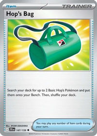 Hop's Bag (147) - SV09 Journey Together Reverse Holofoil