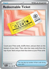 Redeemable Ticket (156) - SV09 Journey Together