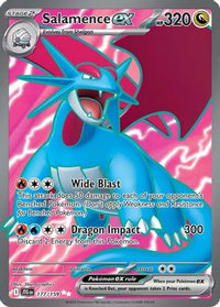 Salamence ex (177/159) - SV09 Journey Together Holofoil
