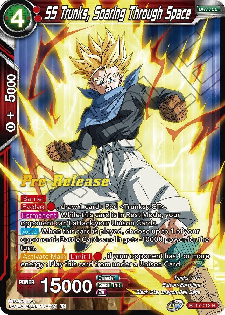 SS Trunks, Soaring Through Space (BT17-012) [Ultimate Squad Prerelease Promos] - POKÉ JEUX