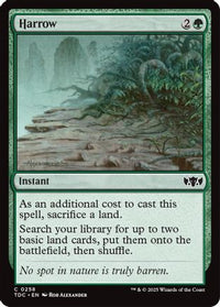 Harrow (TDC-254) - Commander: Tarkir: Dragonstorm