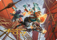 Aligned Heart Art Card (52/54) (Gold-Stamped Signature) (AATDM-052) - Art Series: Tarkir: Dragonstorm