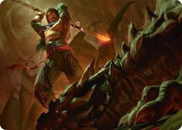 Sarkhan's Resolve Art Card (18/54) (AATDM-018) - Art Series: Tarkir: Dragonstorm