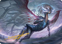 Shiko, Paragon of the Way Art Card (37/54) (Gold-Stamped Signature) (AATDM-037) - Art Series: Tarkir: Dragonstorm