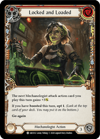 Locked and Loaded (Red) [U-ARC032] (Arcane Rising Unlimited) Unlimited Rainbow Foil - POKÉ JEUX
