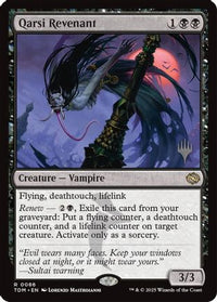 Qarsi Revenant (PPTDM-086) - Promo Pack: Tarkir: Dragonstorm Foil
