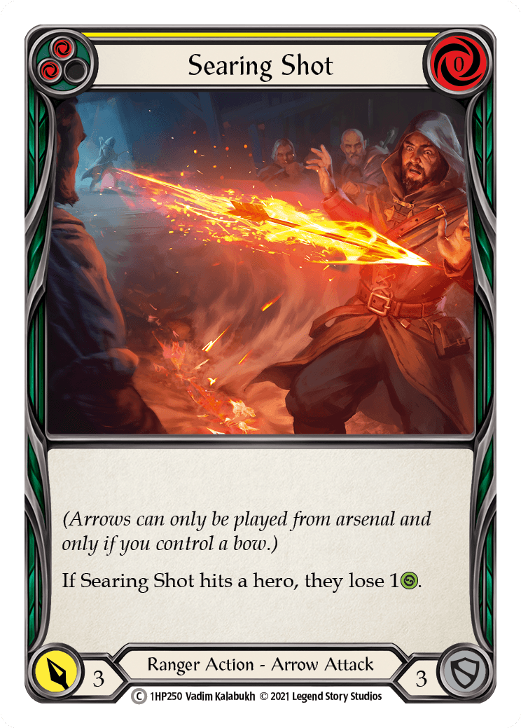 Searing Shot (Yellow) [1HP250] (History Pack 1) - POKÉ JEUX