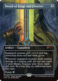 Sword of Forge and Frontier (Borderless) (UMP-002) - Unique and Miscellaneous Promos Foil