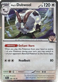 Hop's Dubwool (Cosmos Holo) (136) - Miscellaneous Cards & Products Holofoil
