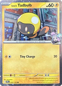 Iono's Tadbulb (Cosmos Holo) (52/159)  - Miscellaneous Cards & Products Holofoil