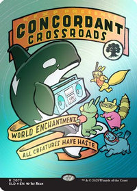 Concordant Crossroads (2073) (Rainbow Foil) (SLD-2073) - Secret Lair Drop Series